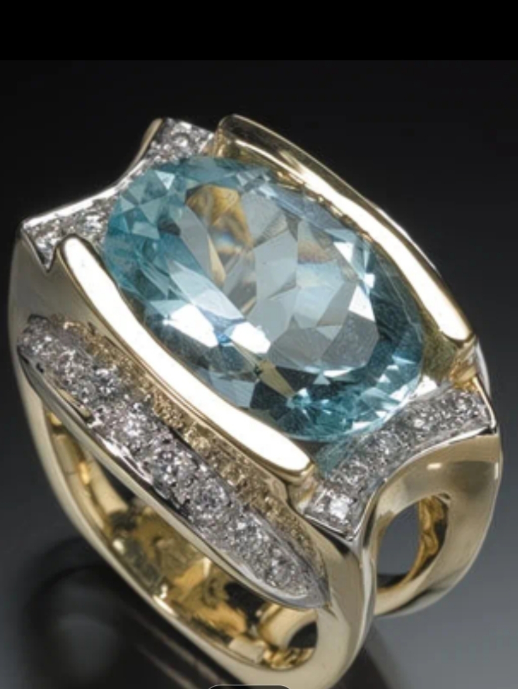 18 Kt Gold Plared Ring
